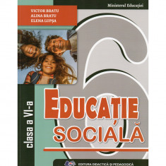 Educatie sociala manual pentru clasa a VI-a Editia 2023 - Elena Lupsa