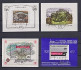 AUSTRIA 1983/85/ 86/87 MI. BL. 6 + 7 +8 +9 STAMPILAT