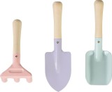 Set unelte gradinarit pentru copii Strend Pro, 3 piese, lemn si otel