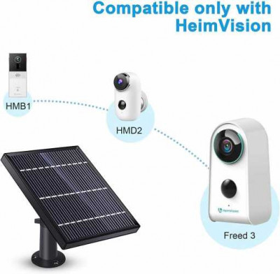 Camera de supraveghere pentru exterior Heimvision HMD3 + Panou solar Smart WiFi IP65 1080P foto