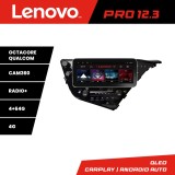 Navigatie Toyota Camry 2017-2021 Lenovo Pro 12.3 QLED 4GB+64GB 4G DSP