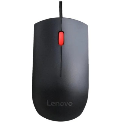 Mouse Lenovo Essential, USB, Negru foto