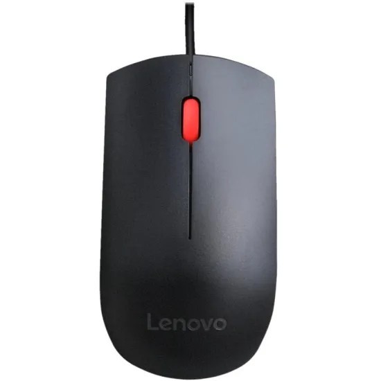 Mouse Lenovo Essential, USB, Negru