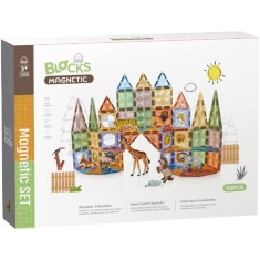 Joc magnetic Diamond La Zoo - 92 piese (7.5 cm)