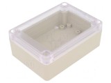 Carcasă universală 75mm x 105mm x 40mm din policarbonat 1085
