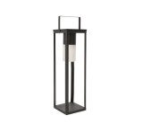 Cumpara ieftin Felinar incarcare solara otel negru 20x20x75h