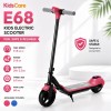 Trotineta electrica KidsCare E68 copii 110W Bluetooth lumini roz 6.5 inch 60kg
