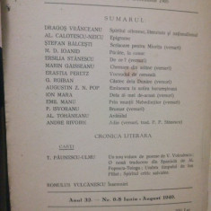 Ramuri - Revista literara anul 32, nr. 6-8, Iunie - Iulie 1940 (1940)