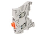 &Icirc;mbinare Șine 0,2-6mm&sup2; Piste 1 Borne 2 Gri 6mm