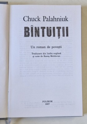 BANTUITII de CHUCK PALAHNIUK, 2007 foto