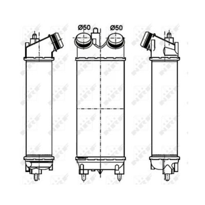 Radiator intercooler Nrf 30274 foto