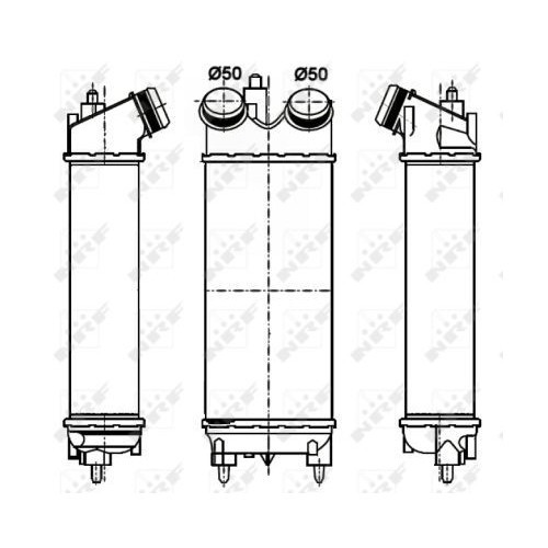 Radiator intercooler Nrf 30274