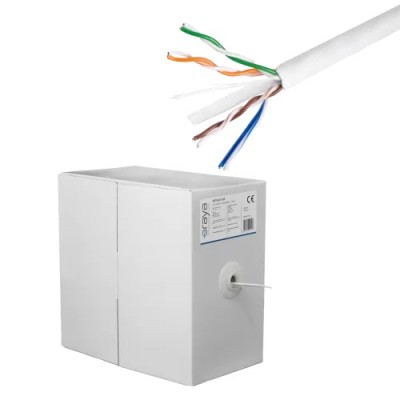 Cablu UTP, cat 6, CUPRU 100%, 305m, LSZH, 4x2x23 AWG - eRaya NET6LUT-305 foto