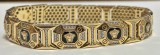 bratara din aur galben 14k Versace