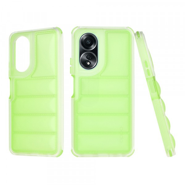 Husa pentru Oppo A58 4G, Techsuit, Wave Shield, Verde