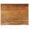 VidaXL Blat de masă contur organic 90x80x2,5 cm lemn masiv de mango 370555
