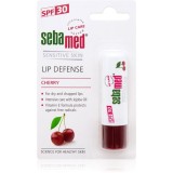 Sebamed Sensitive Skin Lip Defense balsam protector de buze SPF 30 Cherry 4.7 g