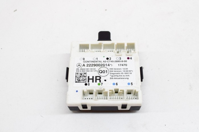 Modul de control ușă dreapta spate MERCEDES-BENZ GLC C253 2018 OEM: A2229002014,A2-C745-2880-8-00,A2229015903,A2229023313 14540600
