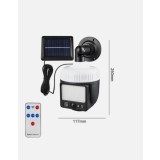 Lampa Solara Tip Camera Rotativa 360 Grade cu Panou Separata si Senzor de Miscare