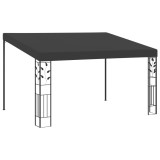 vidaXL Pavilion de perete, antracit, 4 x 3 x 2,5 m 48001