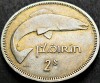 Moneda 2 SCHILLINGS / 1 FLOIRIN - IRLANDA, anul 1965 * cod 1608, Europa