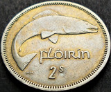 Cumpara ieftin Moneda 2 SCHILLINGS / 1 FLOIRIN - IRLANDA, anul 1965 * cod 1608, Europa