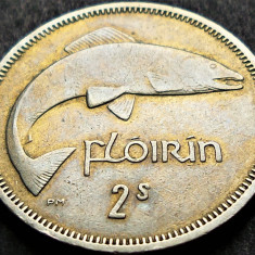 Moneda 2 SCHILLINGS / 1 FLOIRIN - IRLANDA, anul 1965 * cod 1608