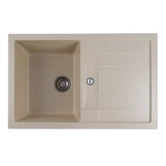 Chiuveta de bucatarie Elefant Premium Troya 7850 , Nisip bej 776x496 mm Innovative ReliableTools foto