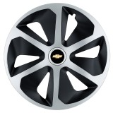 Set 4 capace roti Roco Gri-Negru R14 Compatibil Cu Chevrolet