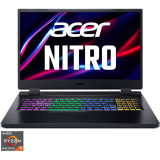 Laptop Gaming Acer Nitro 5 AN517-42 cu procesor AMD Ryzen&trade; 7 6800H pana la 4.70 GHz, 17.3 Full HD, IPS, 144Hz, 16GB, 512GB SSD, NVIDIA&reg; GeForce RTX&trade; 3