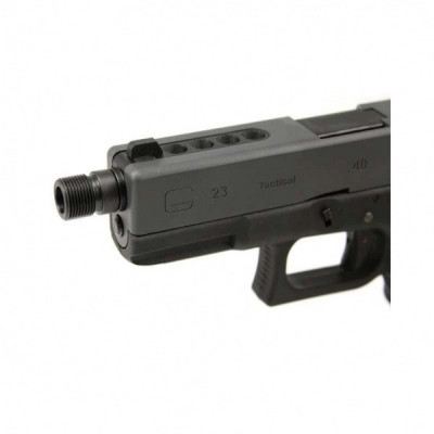 Pistols silencer adaptor - short, black [WE] foto