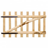 Poarta simpla pentru gard, lemn de alun, 100 x 60 cm GartenMobel Dekor, vidaXL