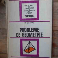Probleme De Geometrie - M.st. Botez ,536742