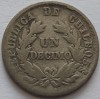 Chile, 1 Decimo 1893, America Centrala si de Sud