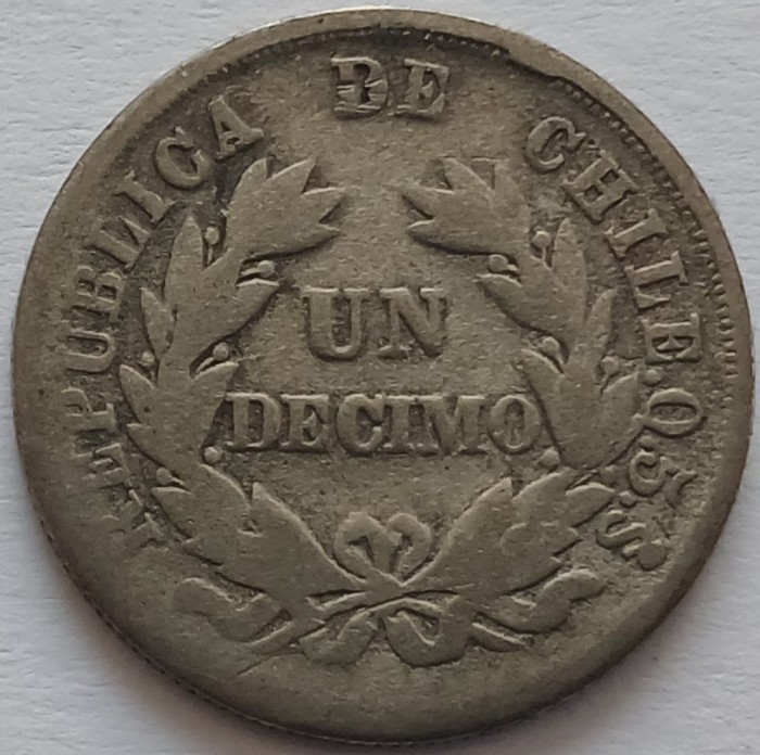 Chile, 1 Decimo 1893