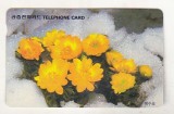 bnk card Cartele telefonice - Coreea de Sud - flora - flori
