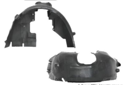 Carenaj roata Ford Focus 3, 12.2010-2018, partea Dreapta, Fata, AM51R16114AEBF, 32C1FP1Q polipropilena foto