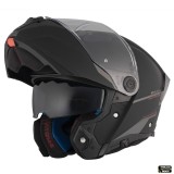 Casca modulabila pentru scuter - motocicleta MT Atom 2 SV A1 negru mat (ochelari soare integrati) Pinlock Ready &ndash; tip viziera: MT-V-35 M (57/58cm)