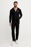 EA7 Emporio Armani trening din bumbac culoarea negru, PJVRZ.8NPV62