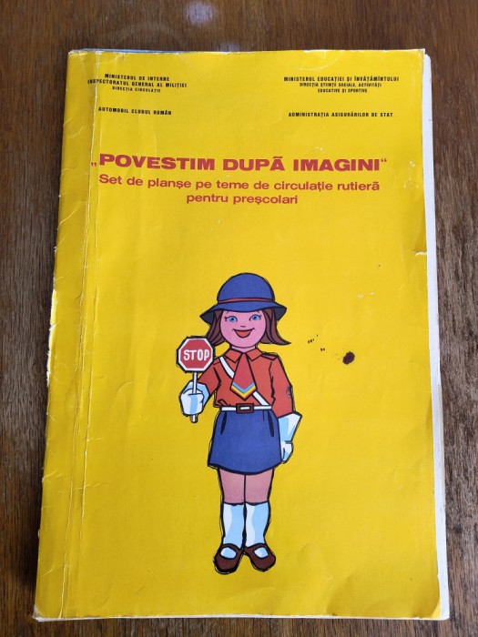 Mapa cu 10 planse Teme de Circulatie Rutiera pentru prescolari / R8P5S