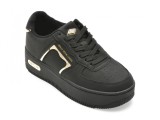 Pantofi sport REPLAY negri, WZ5O09S, din piele ecologica