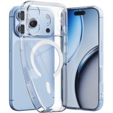 Husa MagSafe pentru Apple iPhone 18 Pro / 17 Pro, Tech-Protect, Flexair, Transparenta