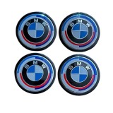 Set 4 capace roti 62mm exterior BMW aniversare compatibil/inlocuitor janta aliaj