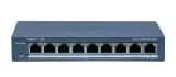 Switch 8 porturi POE Hikvision DS-3E1309P-EI(B), Smart Managed, 8 10 100M PoE ports,1 Gigabit RJ45 port, PoE power budget 110W, maxim 30W per port, di