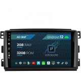 Cumpara ieftin Navigatie Smart For Two (2007-2010), Android 12, P-Octacore 2GB RAM + 32GB ROM, 9 Inch - AD-BGP9002+AD-BGRKIT417