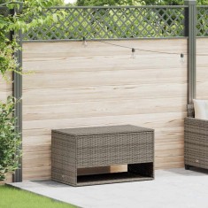 vidaXL Cutie de perne de exterior gri 100x55x55,5 cm Poly Rattan 4104143