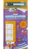 Primele adunari si scaderi. Carte cu clapete interactive si carioca