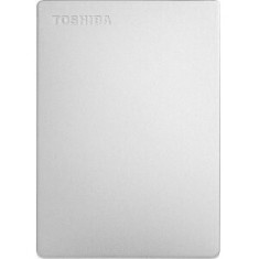 Hard disk extern Toshiba Canvio Slim 1TB USB 3.0 Silver