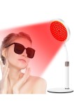 Lampă cu lumină roșie cu bază, lampă infraroșie cu 940nm, 850nm și 660nm, cu temporizator de 15/30/45 minute, 9 niveluri de luminozitate, cip 3 &icirc;n 1 ș