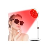 Lampă cu lumină roșie cu bază, lampă infraroșie cu 940nm, 850nm și 660nm, cu temporizator de 15/30/45 minute, 9 niveluri de luminozitate, cip 3 &icirc;n 1 ș